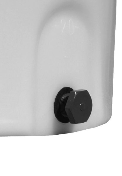 PVC - Verschlussstopfen 3/4" incl. Viton-Dichtung