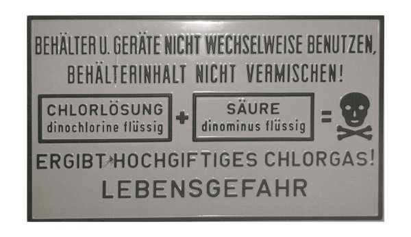 Warnschild