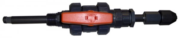 Impfventil PVC AG R 1/2" mit Kugelhahn